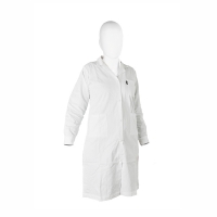 Lab-coat 100% cotton, woman, white, size S (42 - 44)