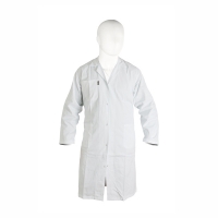 Lab-coat 65% polyester/35% cotton, man, white, size M (54 - 56)