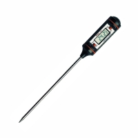 Digital thermometer with probe, straight, -50 +300 ºC