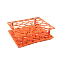 Snap-Together Conical Tube Rack, Orange