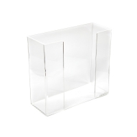 2-Glove Box Holder Acrylic, Clear