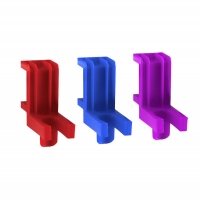 Clip-ette ® Single Pipette Clamp, assorted colors (Blue, Purple and Red)