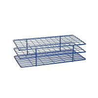 Epoxy Coated Wire Tube Rack 16mm 6x12 Format, Blue