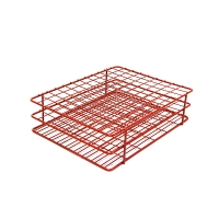 Epoxy Coated Wire Tube Rack 16mm 9x12 Format, Red