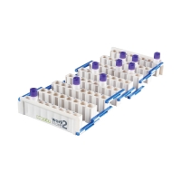 Work 2 Store® Expanding Tube Rack / Tube Storage, White