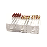 Mega Rack® Tube Rack for 13-16mm Tubes, White