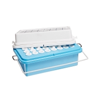 True North® Mini-Cooler, -20°C Gel Lid 32-Place, Blue