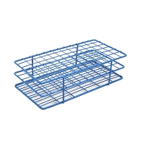 Epoxy Coated Wire Tube Rack 13mm 6x12 Format, Blue