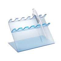 Pipette Stand Acrylic, 6-Place, Blue