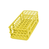 Fold & Snap Tube Rack 17mm 60-Place, Yellow