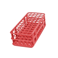 Fold & Snap Tube Rack 17mm 60-Place, Red