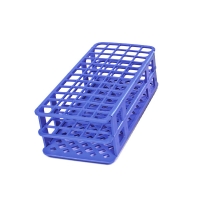 Fold & Snap Tube Rack 17mm 60-Place, Blue