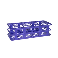 Fold & Snap Tube Rack 21mm 40-Place, Blue