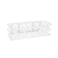 Fold & Snap Tube Rack 21mm 40-Place, White