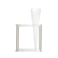 Imhoff cone stand, PMMA, for 2 Imhoff cones
