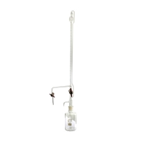 Automatic burette with two PTFE stopcock and reservoir, 10 ml