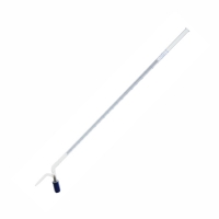 Burette with screw type needle valve PTFE stopcock, Schellbach type, Class A, 25 ml