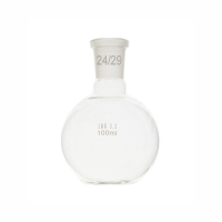 Boiling flask, flat bottom, LBG 3.3, mouth 24/29, 100 ml
