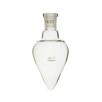 Flask, pear shape, 14/23, LBG 3.3, 100 ml