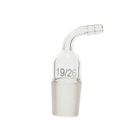Connection piece, bent, cone angle 90º, 19/26