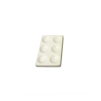 Spotting plates, porcelain, 6 holes, 1 pc