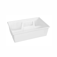 Laboratory tray for bottles, with handle, 380x240x115 mm, polypropylene