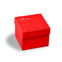 Self-assembled box for freezers, 15 ml, 36 seats, red, 1 pc