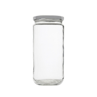 Glass jar with screw cap, with lid, 100 ml, 60 pcs