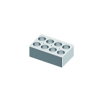 Heating block, used for 50mL tubes, 8 holes