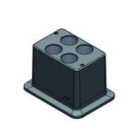 Heating block, used for 50mL tubes, 4 holes