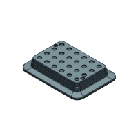 Heating block, used for 0.2ml/96 well PCR plate