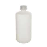 BBNN-250-012 Narrow mouth round bottle, HDPE, 250 ml, 12 pcs.