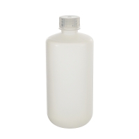 BBNN-1K0-006 Narrow mouth round bottle, HDPE, 1000 ml, 6 pcs.
