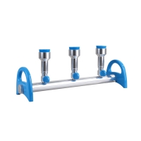 MultiVac 310-MS, 3 Places Aluminum Manifold with No. 8 stopper x 3