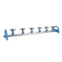 New MultiVac 600-MB,  6 places stainless steel Manifold with Rocker SF funnel adaptor