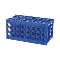 Universal test multi rack, polypropylene, blue