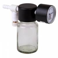 New Glass Moisture Trap/ Vacuum Regulator for Chemker 300/400/410/411(Gauge forward)