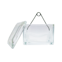 Staining jar wi glass tray 76x26mm (complete)