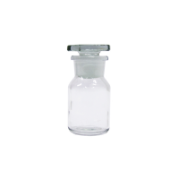Reagent bottle wide neck with stopper 50 ml clear