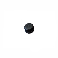 Screw cap PP28 with security seal, black, 20 pcs