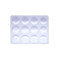 Plate 80x60 mm 12 godets