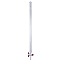 Chromatography column with PTFE key, 20x600 mm
