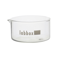 Crystallizing dish with spout, 2000 ml, LBG 3.3, 2 pcs.