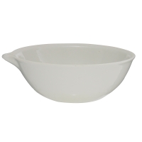 Evaporating dish round bottom, 35 ml, porcelain Premium Line, 6 pcs