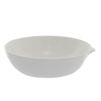Evaporating dish flat bottom, 35 ml, porcelain Premium Line, 6 pcs