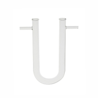 Drying tube U-Shape with Ø 6 mm side hose, 150 mm, LBG 3.3.