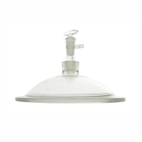 Replacement lid with glass stopcock for dessicator DE02-200, clear