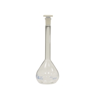 Volumetric flask class A with plastic stopper, 5 ml, mouth size 10/19, Premium Line, 2 pcs