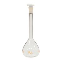 Volumetric flask class A with plastic stopper, 5 ml, mouth size 10/19, USP Premium Line, 2 pcs