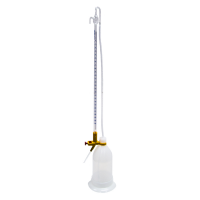 Automatic burette acc. Dr. Schilling w/ 500 ml flask class AS divis. 0,02 5 ml